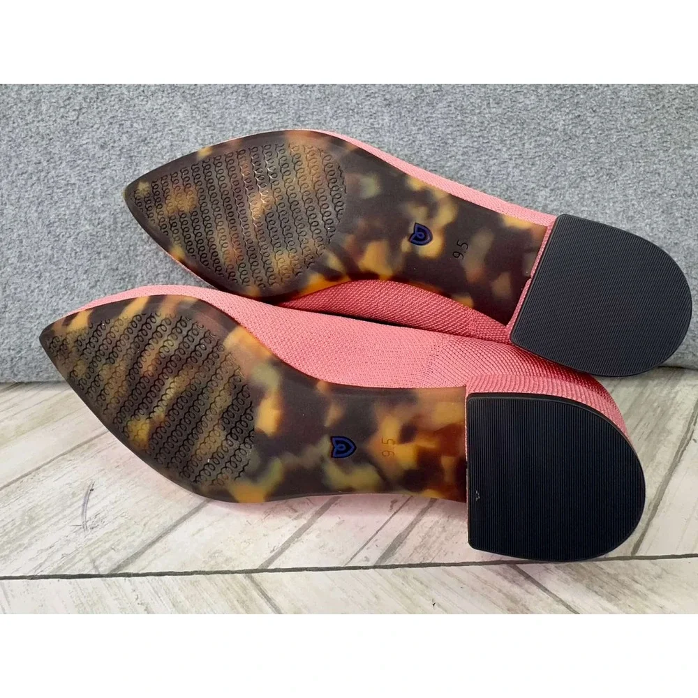 NEW Rothy's The High Point Womens 9.5 In Love Insole New Tulip‎ Pink Heels Shoes